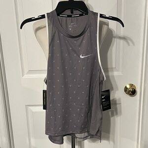 NWT Nike Women's Charcoal Silver Star Tank Top